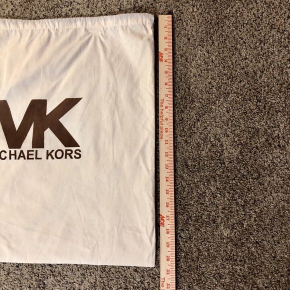 Michael Kors Dust Bag Used Beige Brown Drawstring - Picture 6 of 7